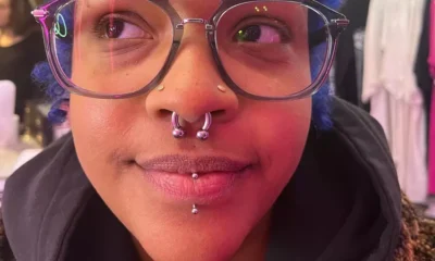 Vertical Lip Piercing